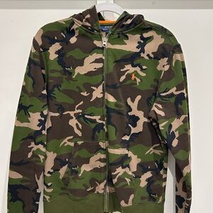 Polo Ralph Lauren Camouflage Zip-Up Hoodie Boys XL
